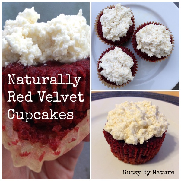 Naturally Red Velvet Cupcakes (Grain Free, Dairy Free, Nut Free)